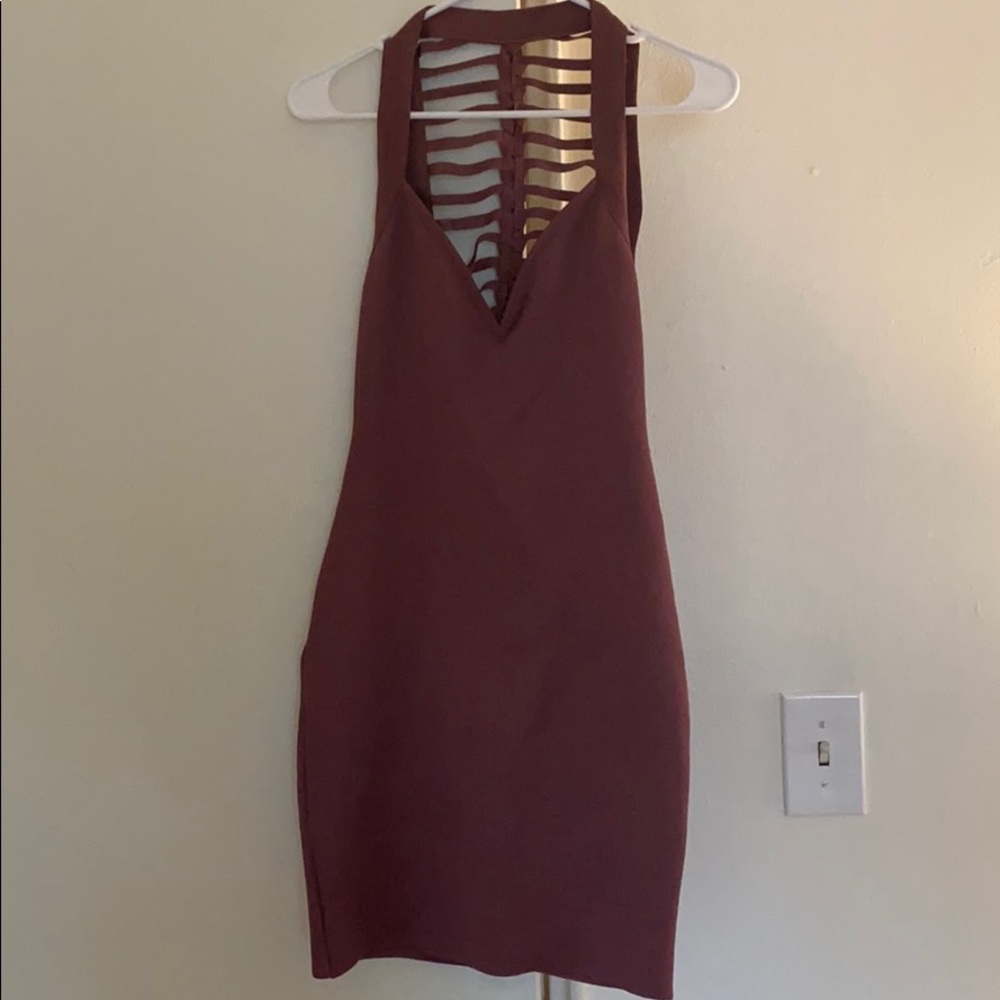 Maroon size M BodyCon dress